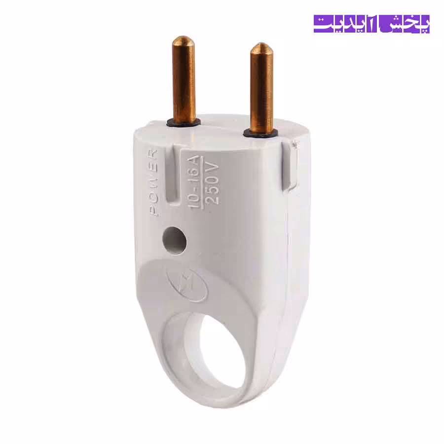 دوشاخه برق دسته دار برنجی