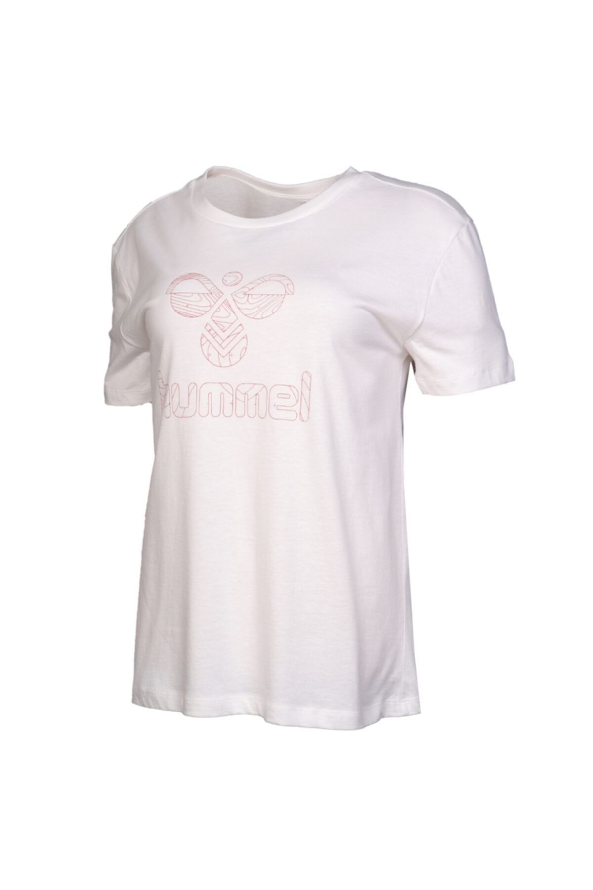 تی شرت ورزشی سفید زنانه آستین کوتاه Yoana t shirt hummel