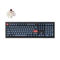 خرید کیبورد Keychron V6 Max Carbon black Gateron Jupiter Brown V6M-D3 با بهترین قیمت