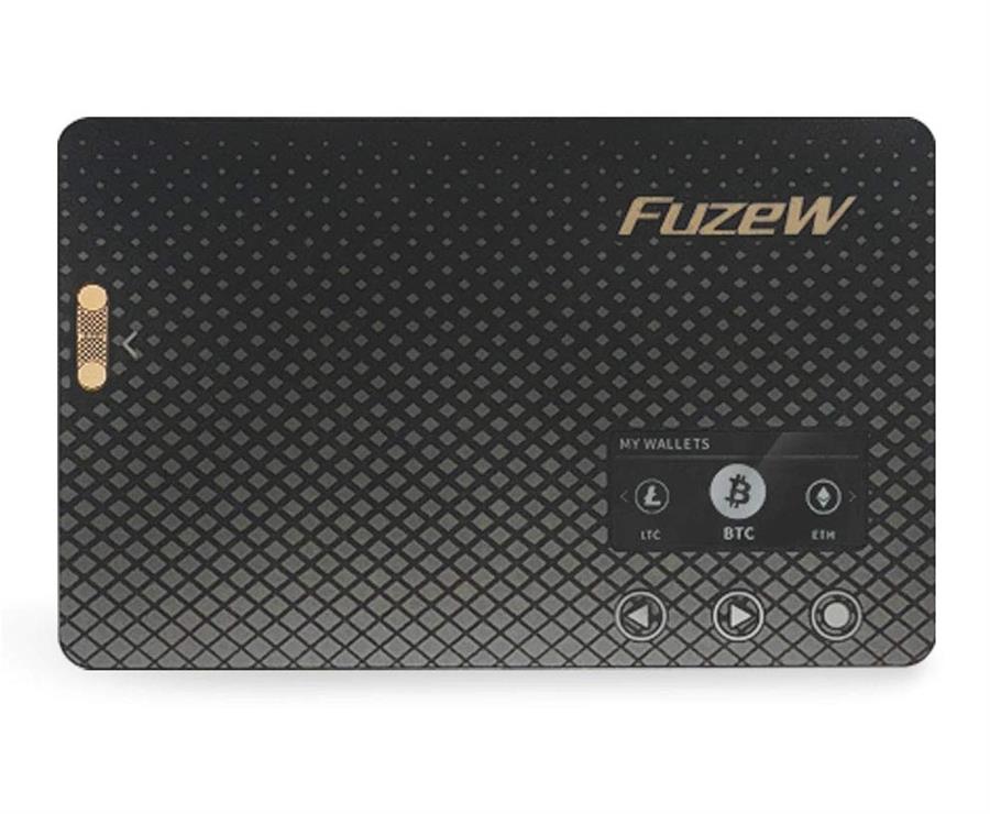 کیف پول سخت افزاریFuzeW مدل Wireless Bitcoin Multiple Cryptocurrency