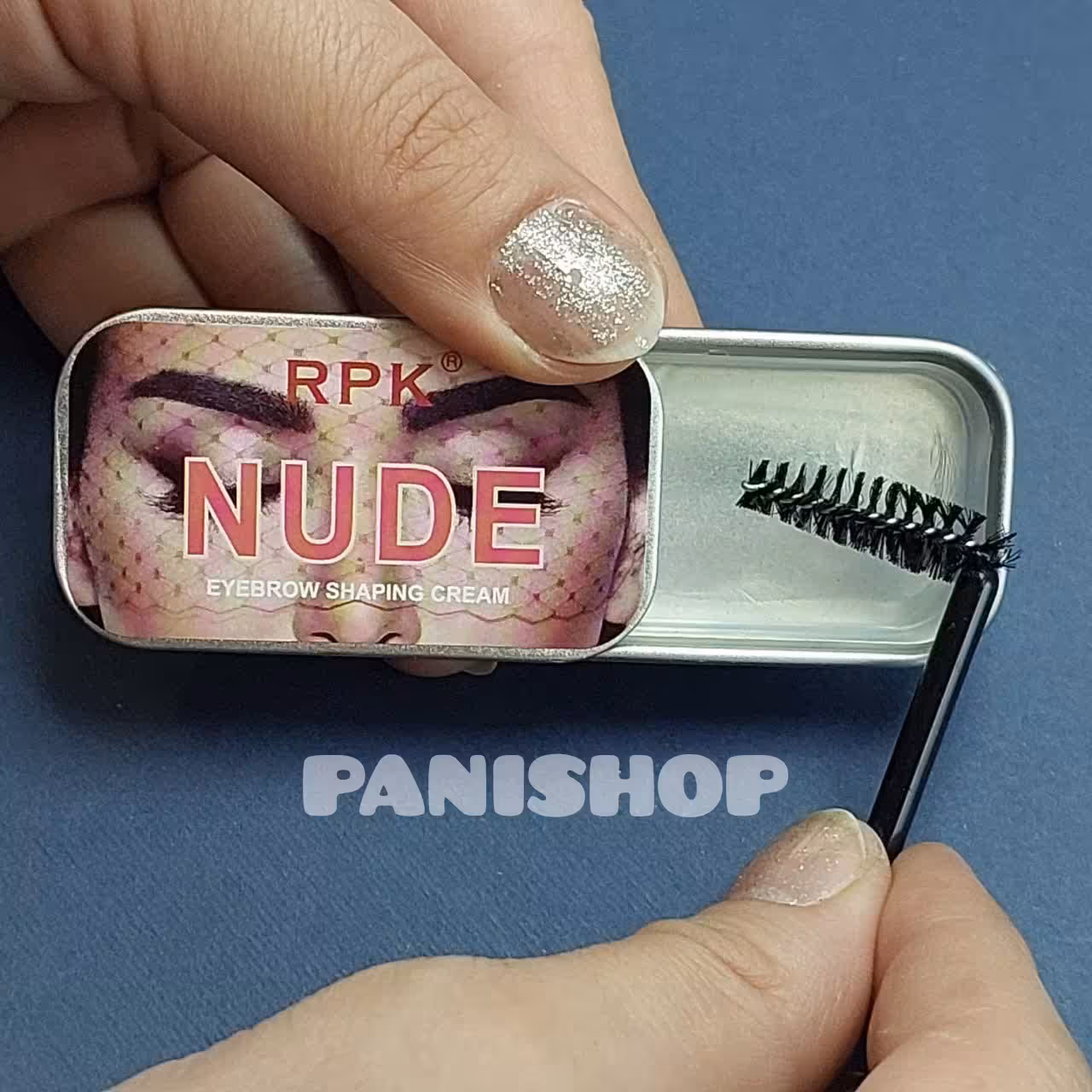 ژل حالت دهنده ابرو NUDE APK همراه با یک براش مخصوص لیفت و پرپشت کننده ابرو تقویت کننده و ویتامینه ابرو  24 ساعته