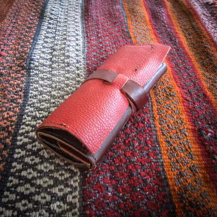 جامدادی رولی چرم