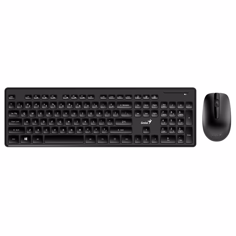 کیبورد و ماوس بی سیم جنیوس مدل SlimStar 8006