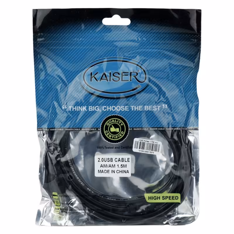 کابل لینک Kaiser USB to USB 1.5m

