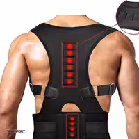 کمربند و قوز بند طبی ورزشی اورجینال Mailika 983 مشکی