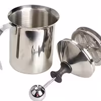 فومر شیر کف شیرساز  یا فرنچ پرس استیل مدل p400