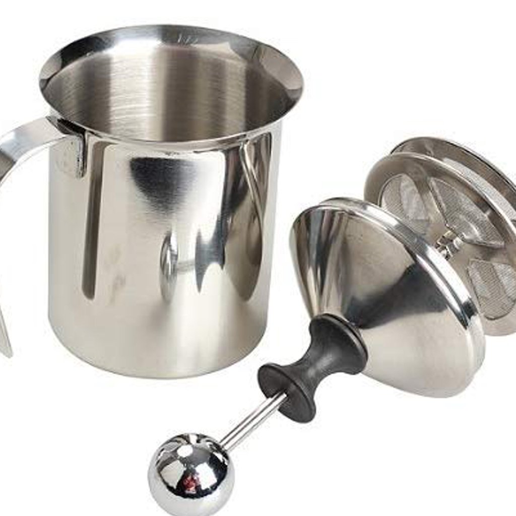 فومر شیر کف شیرساز یا فرنچ پرس استیل مدل p400