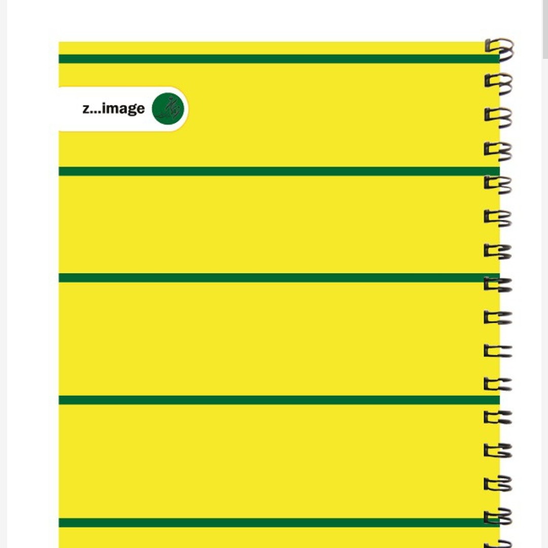 دفتر مقوایی سیمی 100 برگ زیماژ کد 4106