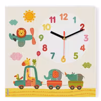 ساعت دیواری کودک MOMMY طرح جنگل کد 6540