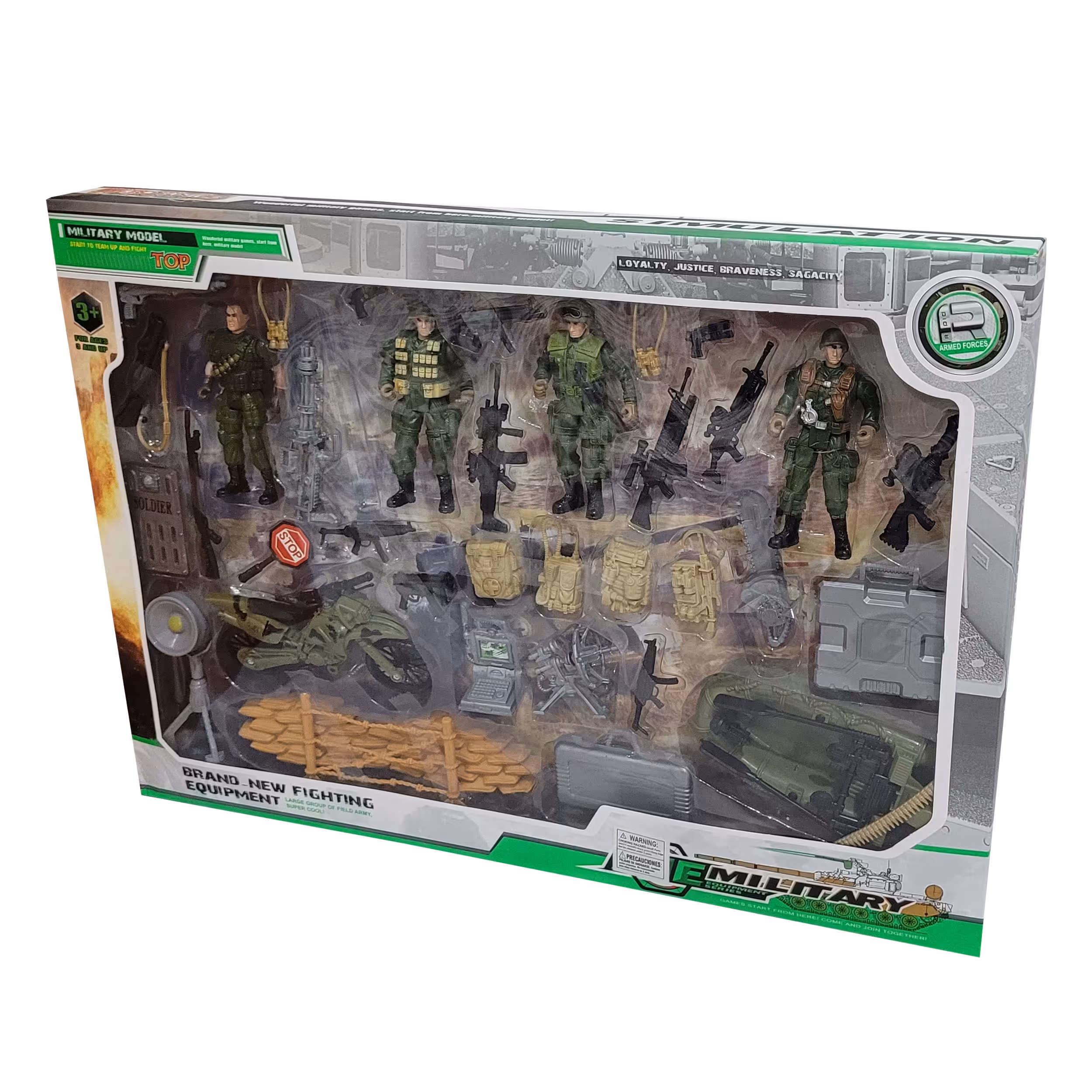 ست اسباب بازی جنگی سرباز ارتش کد 500