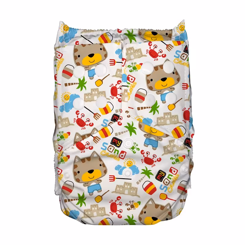 پوشک دائمی یکتاپلاس طرح خرچنگ سایز L