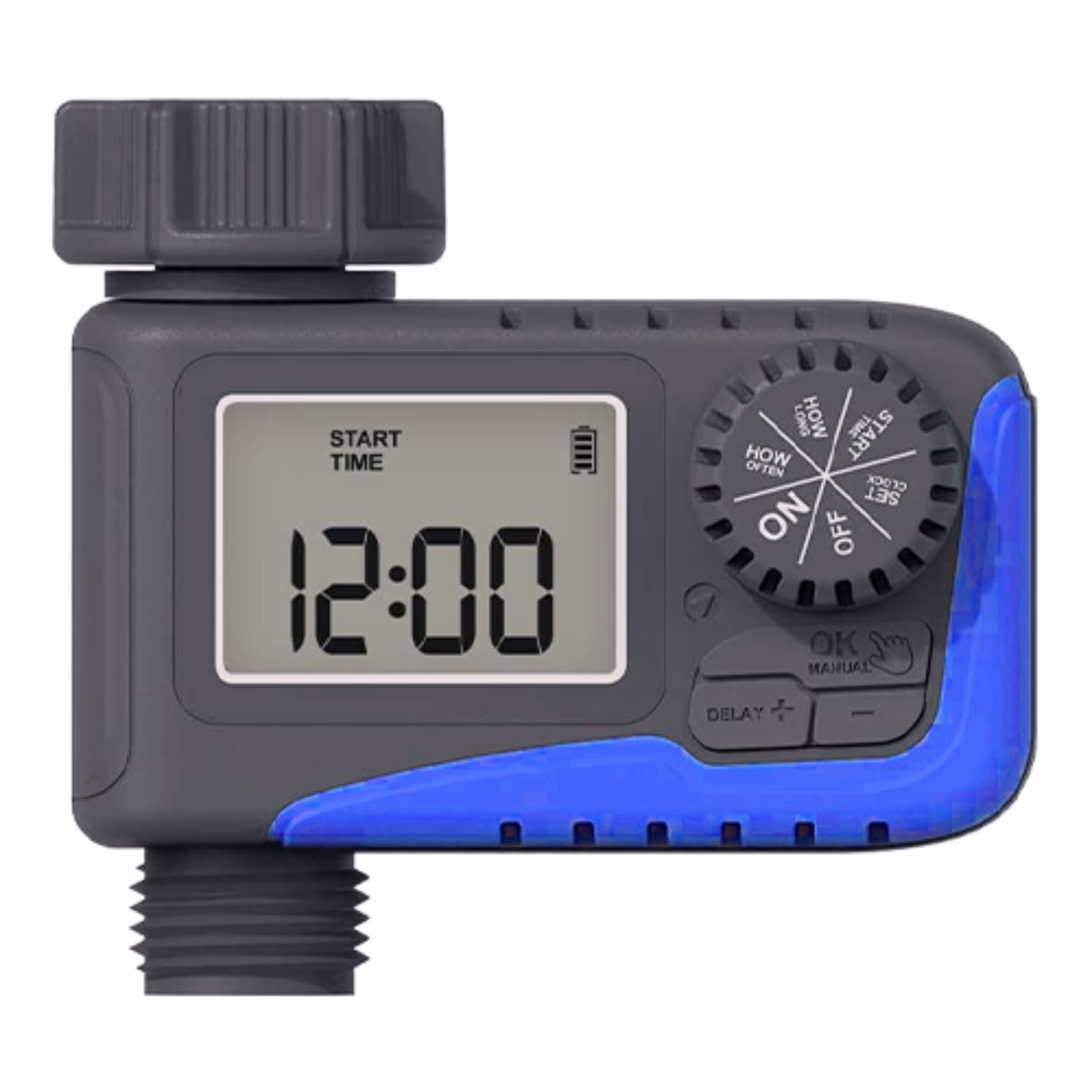 تایمر دیجیتال آبیاری تک خروجی مدل اگرو مناسب جهت نصب بر روی شیر آب 