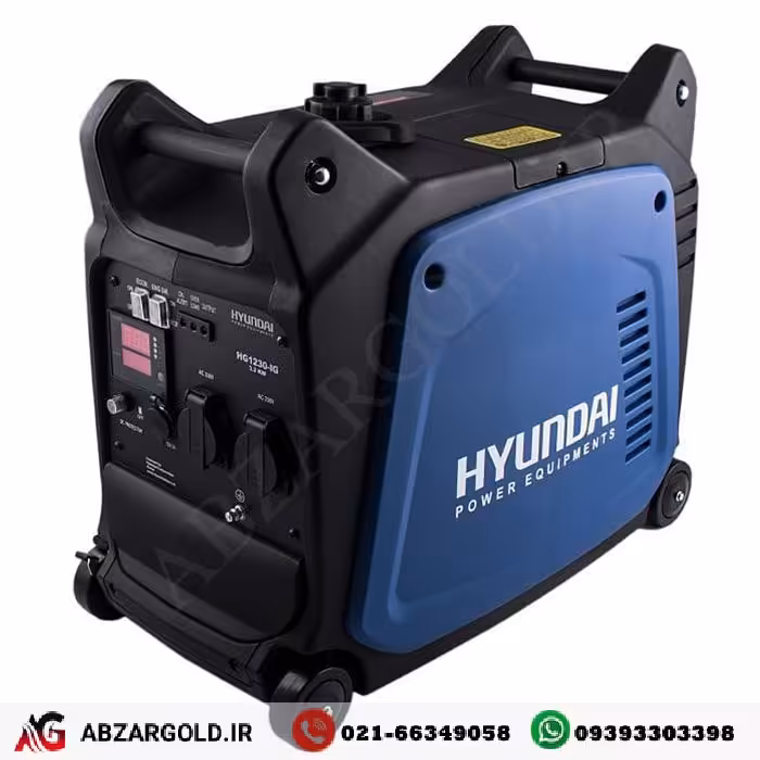 موتور برق3/2کیلووات سایلنت هیوندای مدل HG1230-IG  با گارانتی