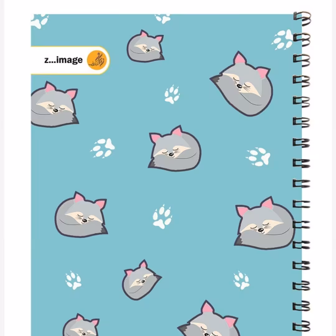 دفتر مقوایی سیمی 50 برگ زیماژ کد 11219