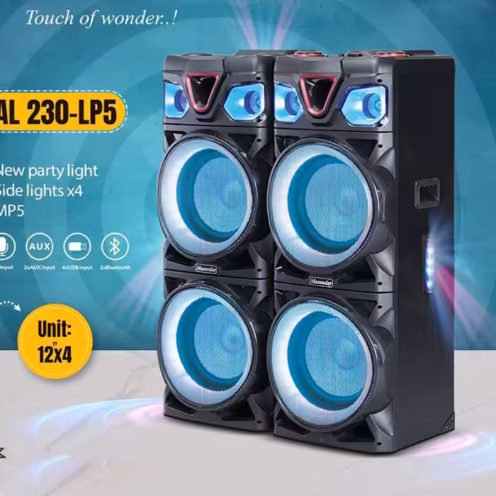 سیستم صوتی دوباند 38000 مکسیدر مدل AL230LP5 با گارانتی گاندو سرویس(هزینه ارسال با خریدار محترم هست)