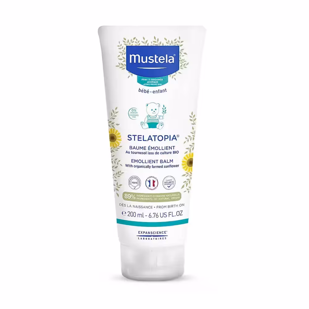 بالم مرطوب کننده استلاتوپیا موستلا Mustela حجم 200 میلی لیتر