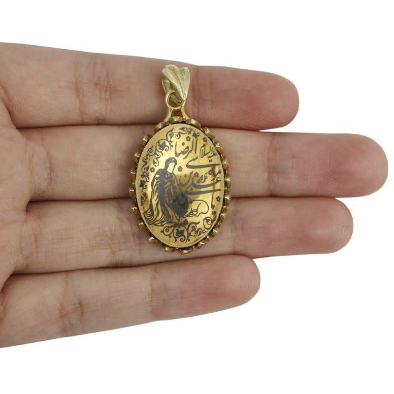 آویز حدید یاعلی ابن موسی الرضا(ع)کد 1017