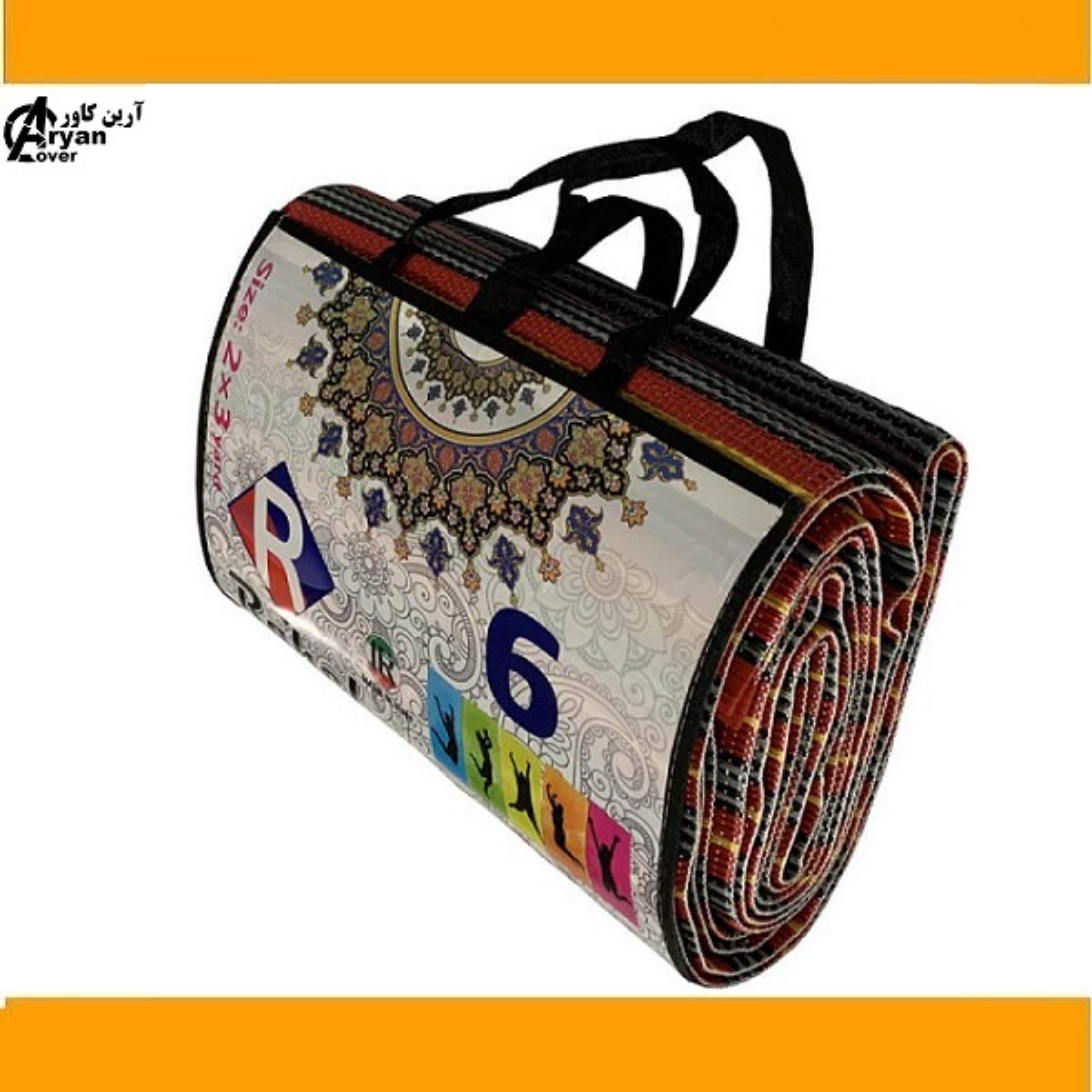 زیرانداز حصیری مسافرتی 6 یاردی (32) 9 نفره درجه یک