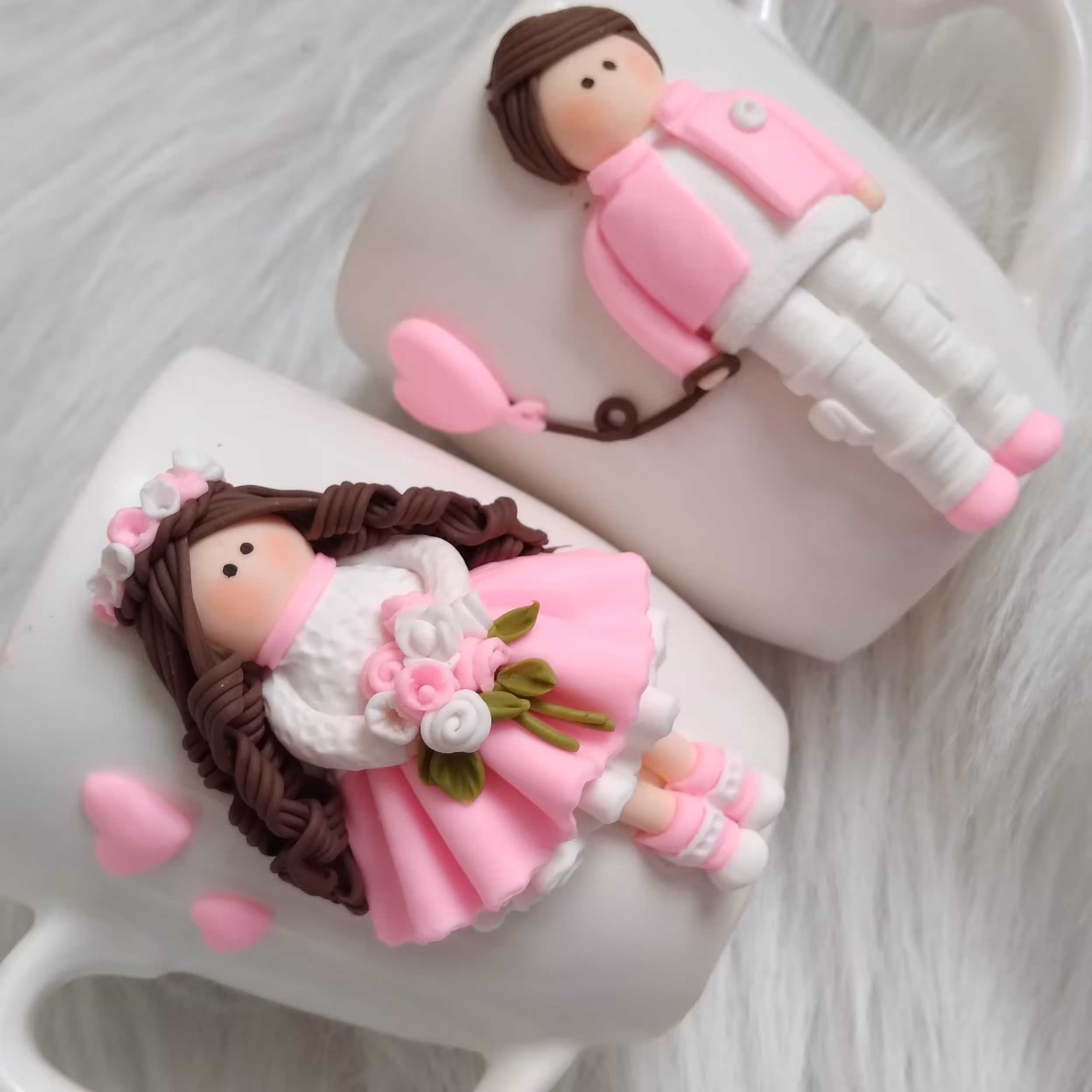 ماگ  عروسکی ست دو نفره 