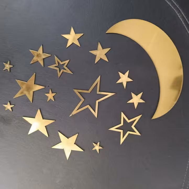 ماه و ستاره مولتی استایل آینه ای