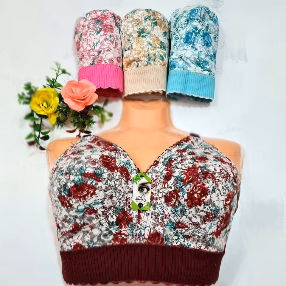 سوتین کش پهن یاردی طرح دار