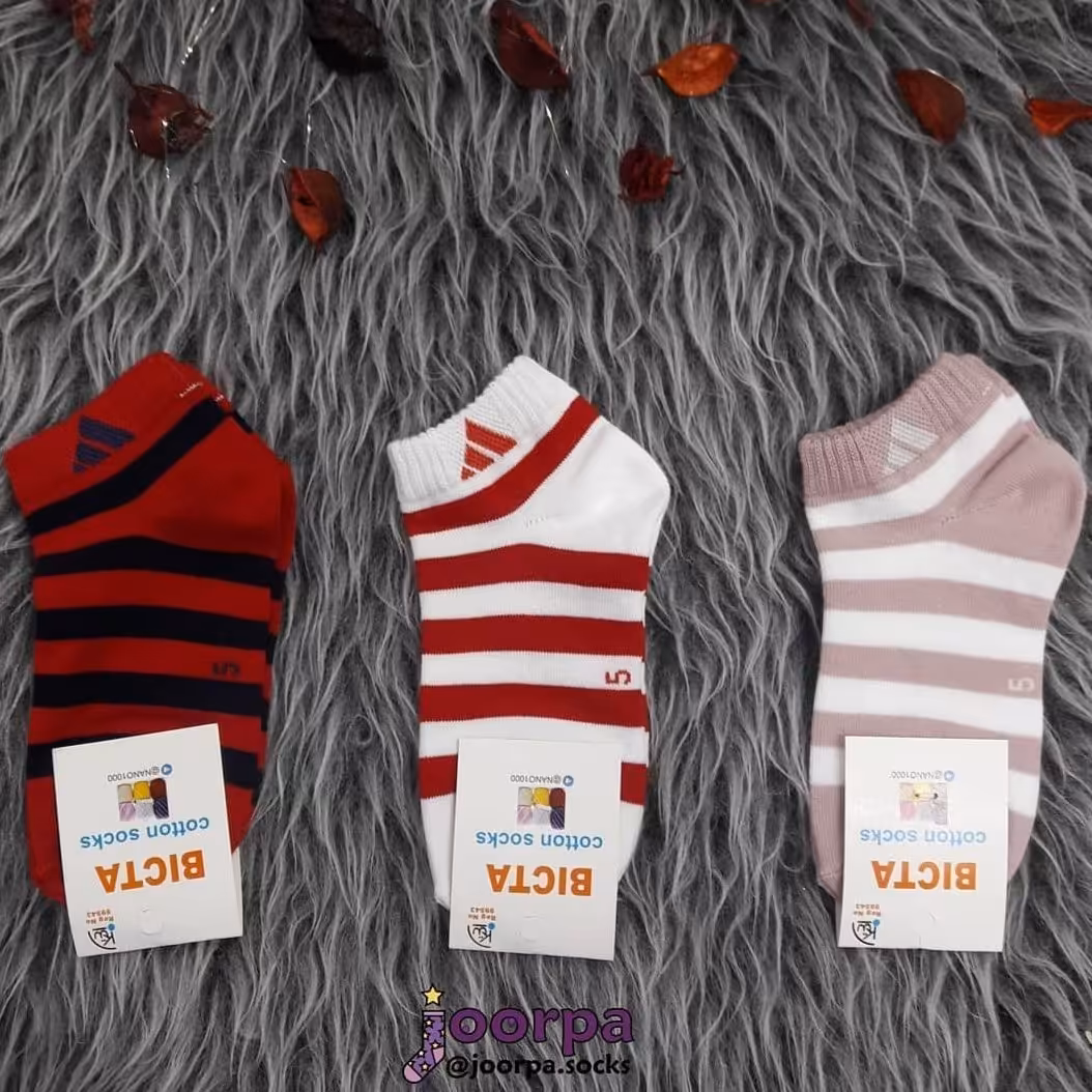 جوراب مچی طرح رینگی پسرانه 6تا8 ساله