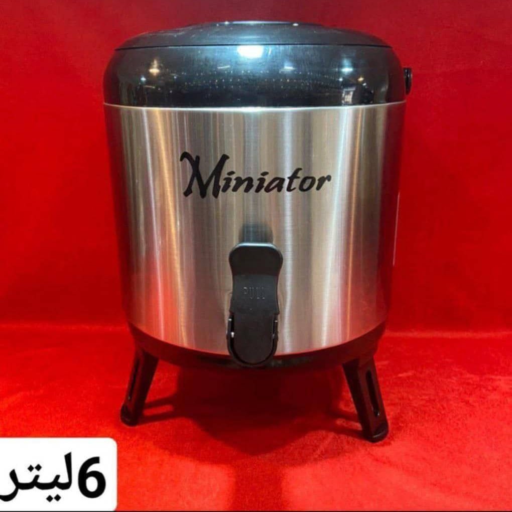 کلمن مینیاتور داخل استیل با ظرفیت 6 لیتری
