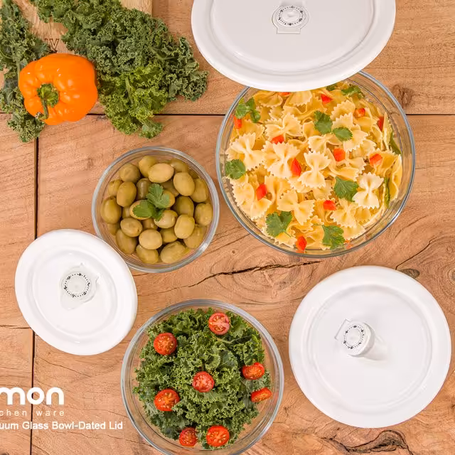 ست ظروف وکیومی تاریخ دار لیمون