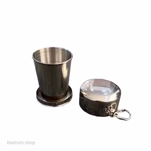 لیوان استیل تاشو