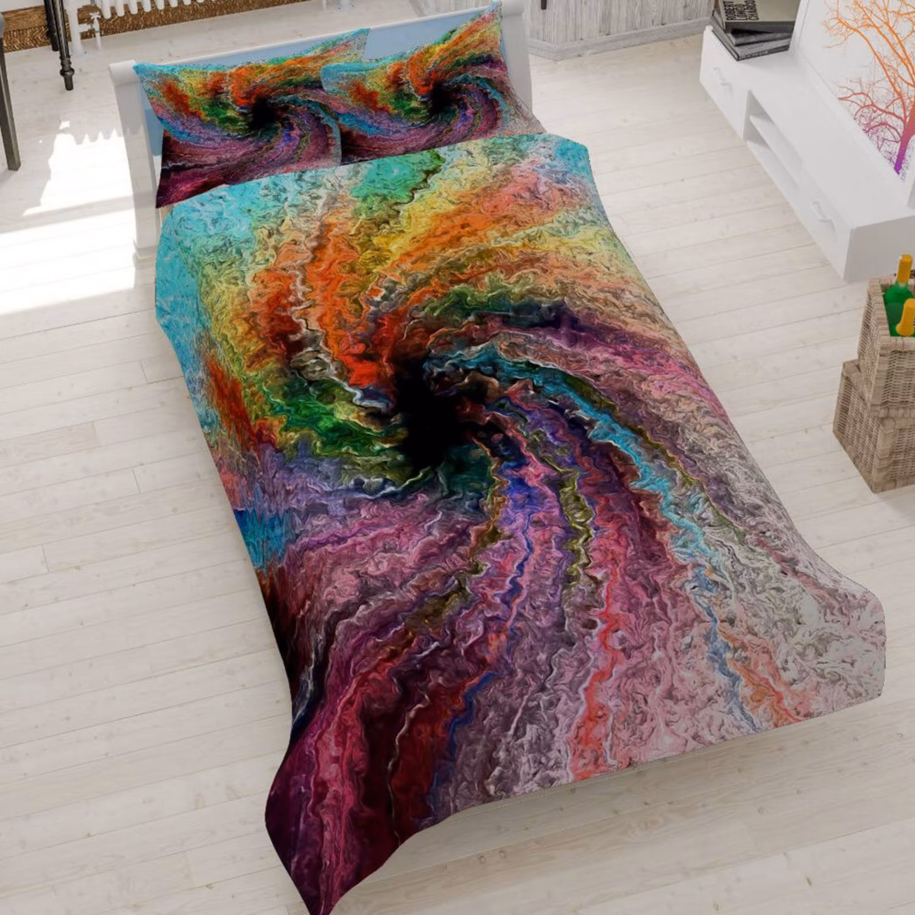 روتختی تک نفره سه بعدی برند گوزل -5 تکه -کد 166