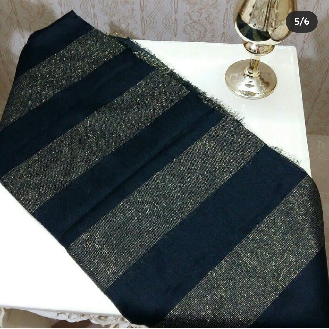روسری مشکی لمه