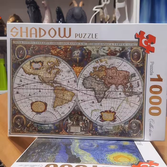 پازل1000تیکه شادو طرح نقشه جهان