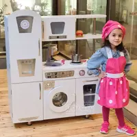 آشپزخانه کودک چوبی رنگ سفید فول آپشن کد *4264915*