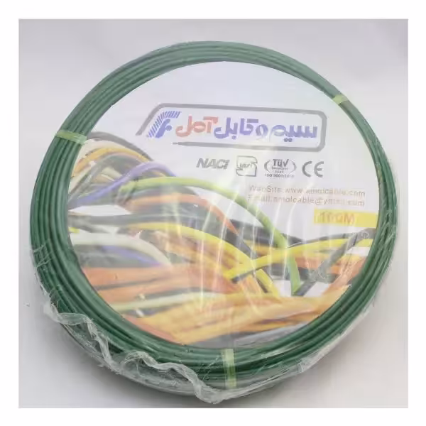 سیم افشان 1× 1 شرکت سیم و کابل آمل فروشگاه برق شیرازیان