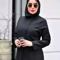 مانتو اداری زنانه فاستونی مدل دلنواز (سایز بزرگ دارد)