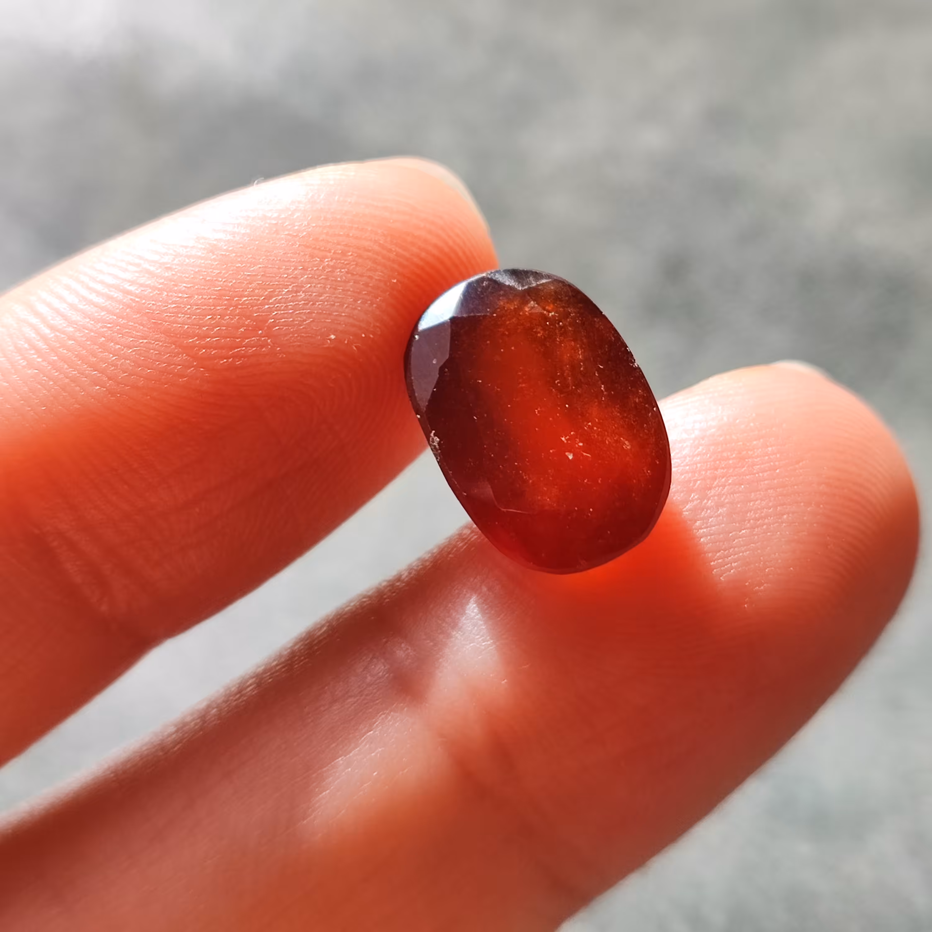 گارنت هسونیت درشت 7.7 قیراطی 