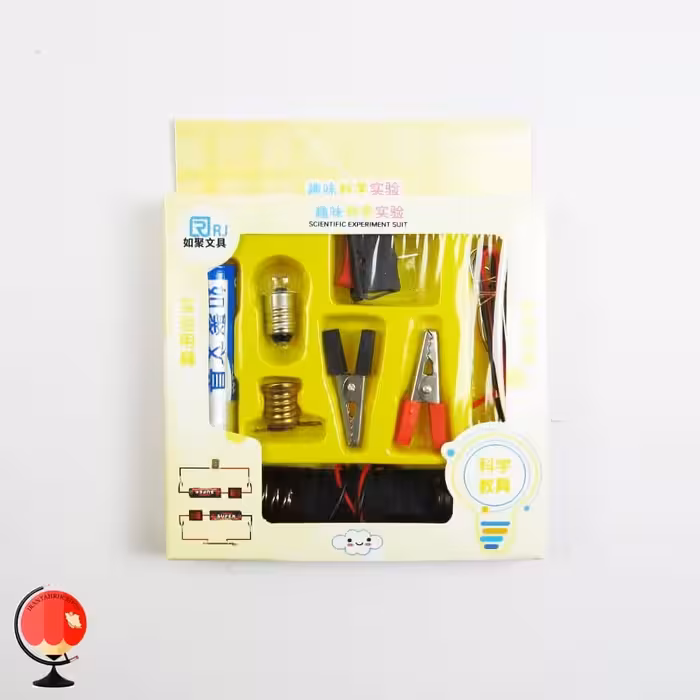 کیت آموزشی مدار الکتریکی لامپ رنگ زرد