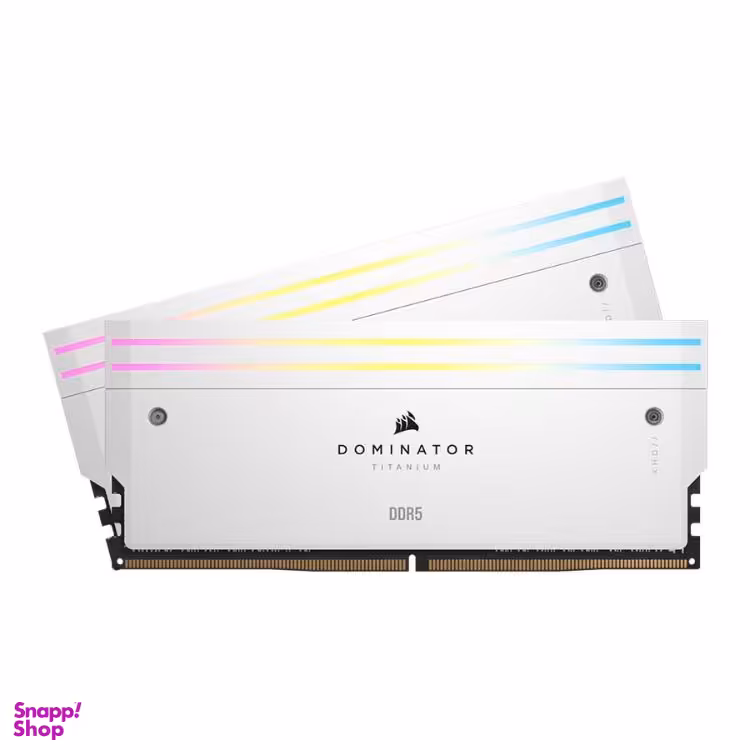 رم دسکتاپ کورسیر مدل Dominator Titanium Dual 6600MHz CL32 ظرفیت 16 گیگابایت بسته 2 عددی