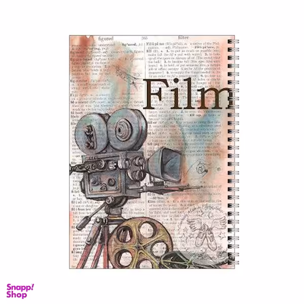 دفتر مشق 80 برگ بامبیلیپ طرح دوربین فیلم برداری و فیلم کد 7313294