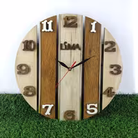 ساعت دیواری مدل نرده ای مناسب برای خانه ها  اداره ها و ... با دوسال گارانتی موتور برند رایمون لند