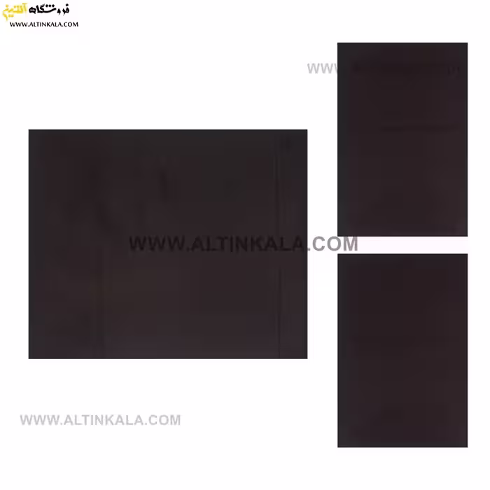 سرویس ملحفه کشدوز دونفره سه تکه 160×200 ساده رنگ قهوه ای تیره