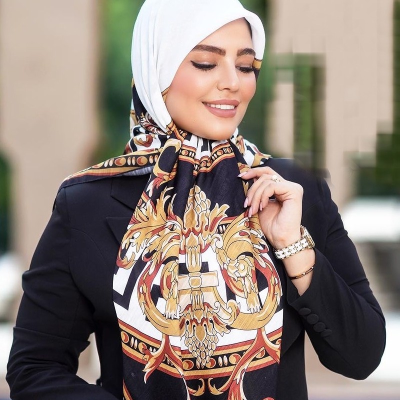روسری مجلسی سوپرنخ (کد087)