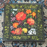 جعبه دمنوش سنتی ضد آب مربعی 20در20 طرح 11