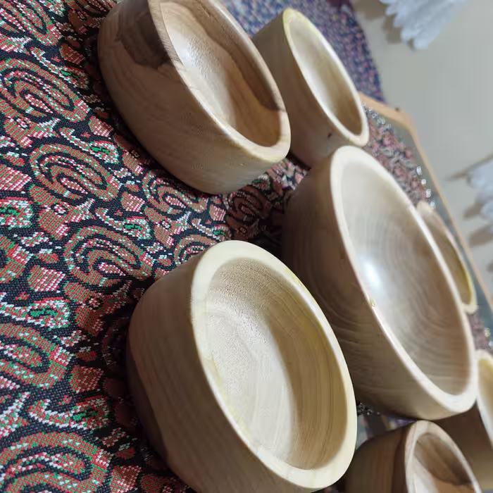 کاسه و پیاله چوبی 