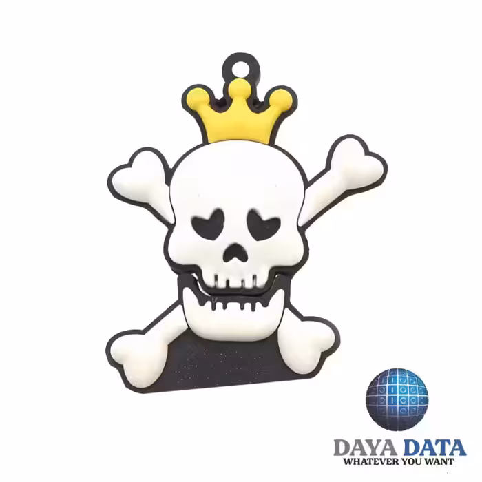 فلش مموری فانتزی دایا  دیتا  طرح جمجمعه تاج دار  مدلPF1042-11 ظرفیت64GB-USB3 