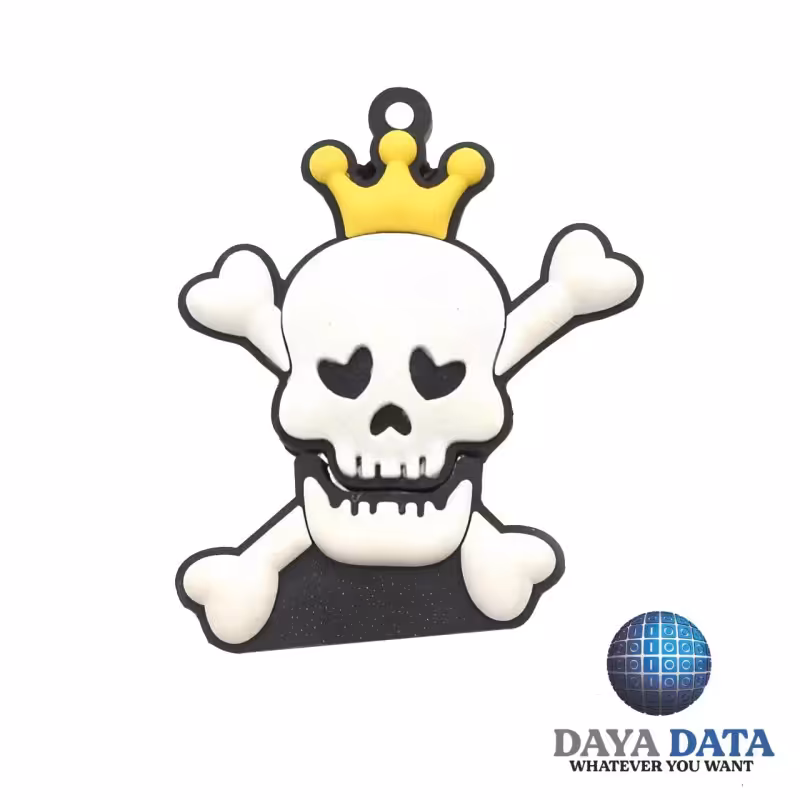 فلش مموری فانتزی دایا  دیتا  طرح جمجمعه تاج دار  مدلPF1042-11 ظرفیت64GB-USB3 