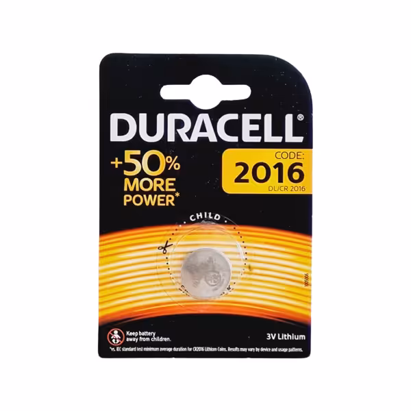 باتری سکه ای تکی DURACELL مدل 2016