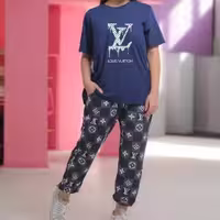 ست تیشرت شلوار ROZE (سایز بزرگ)