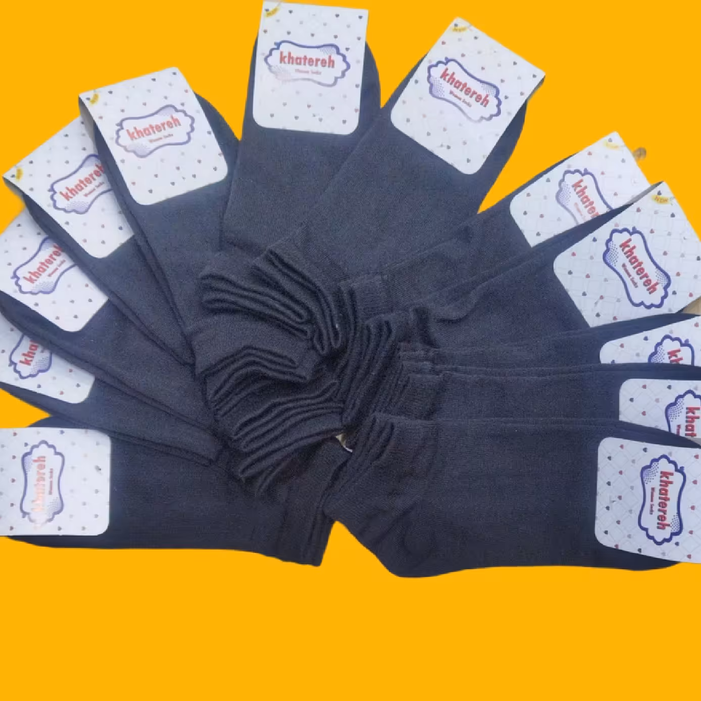 جوراب اسپرت نخی مچی ساده نخ ایرانی پک 12تایی