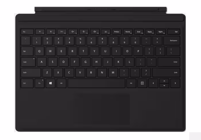 کیبورد کاور مایکروسافت مدل Surface Pro Type Cover مناسب برای تبلت مایکروسافت پرو 3/4/5/6/7